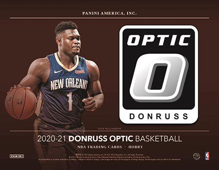 2020 - 21 Donruss Optic trading card library